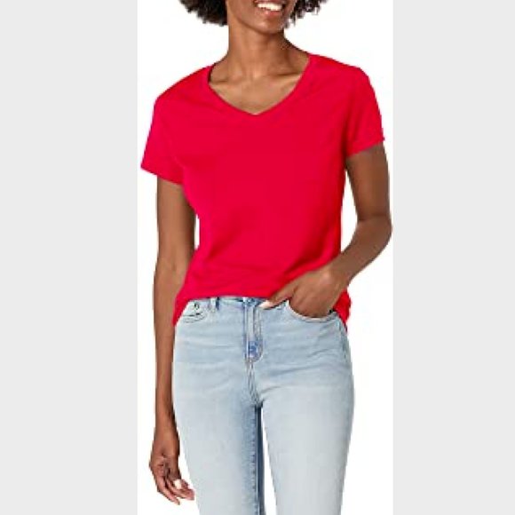 Calvin Klein Short-Sleeve Contrast Sheer Stripe Blouse - Picture 5 of 6